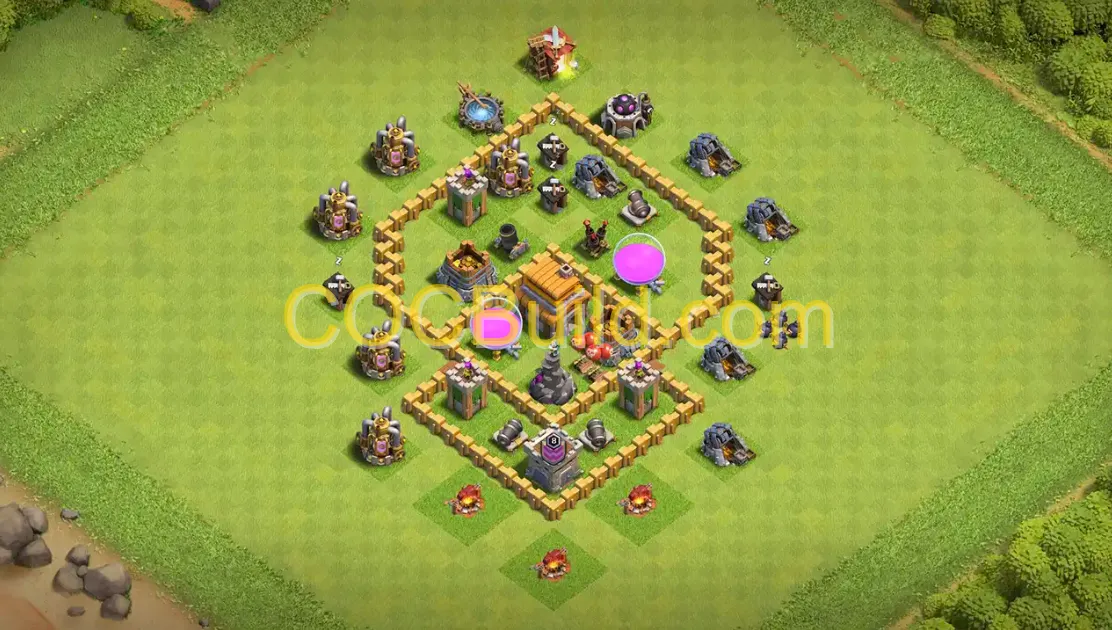 Town Hall Level 5 Farming Base