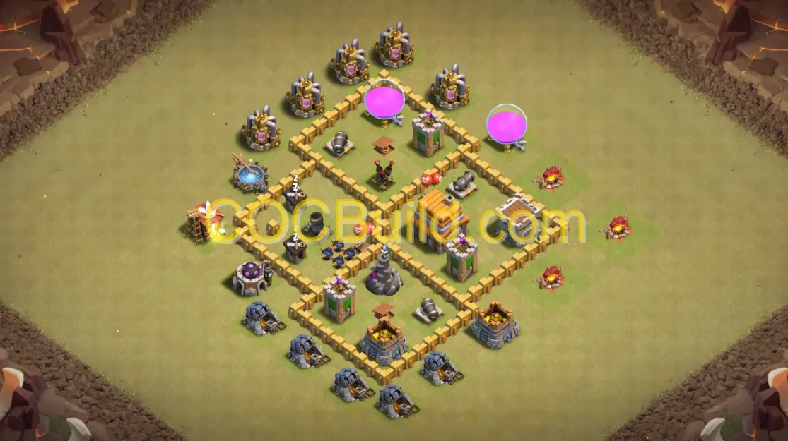 Town Hall Level 5 WAR / CWL Base