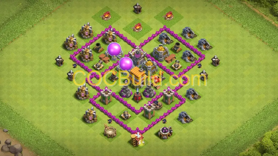 Town Hall Level 6 Farming Base