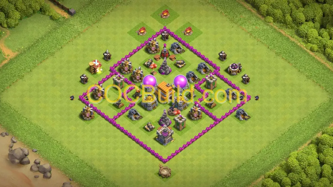 Town Hall Level 6 Farming Base