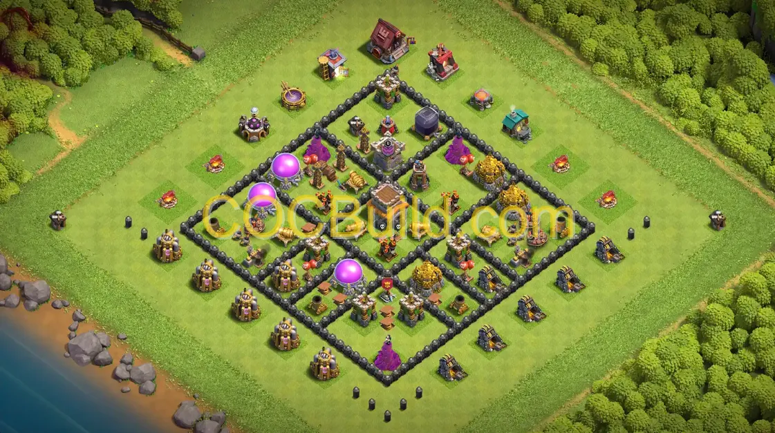 Town Hall Level 8 Farming Base