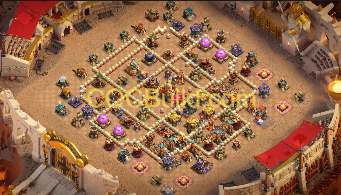 Town Hall Level 16 WAR / CWL Base