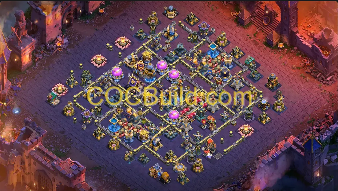 Town Hall Level 18 WAR / CWL Base
