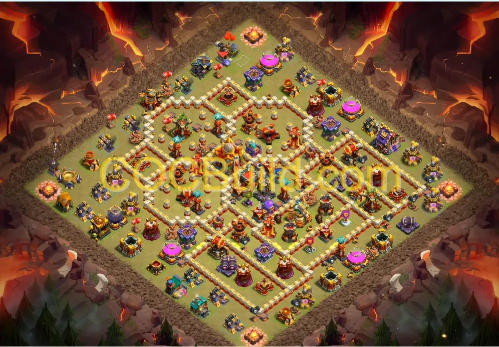 Town Hall Level 16 WAR / CWL Base