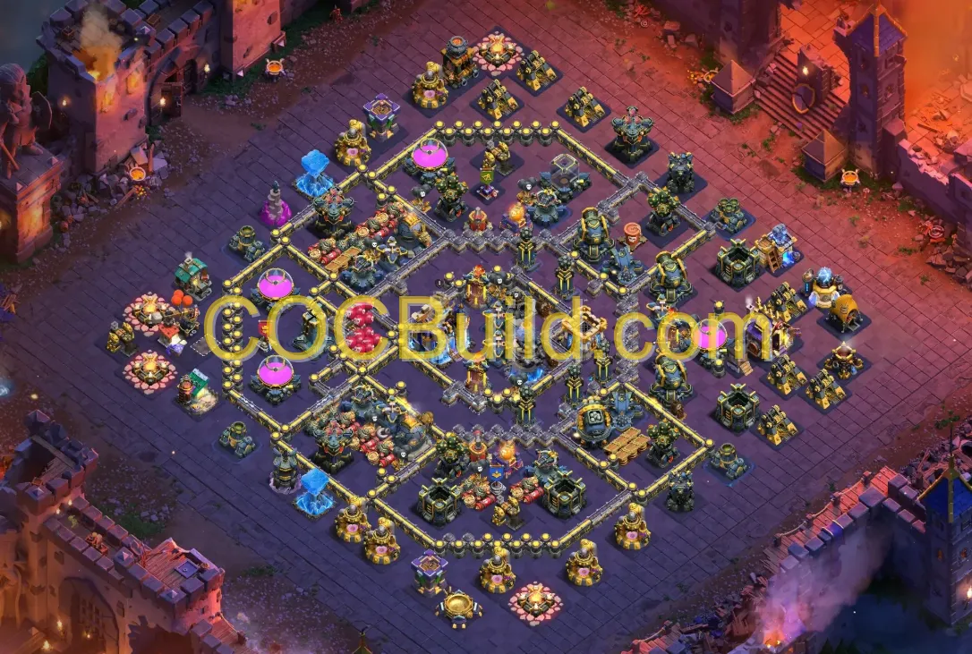 Town Hall Level 18 WAR / CWL Base