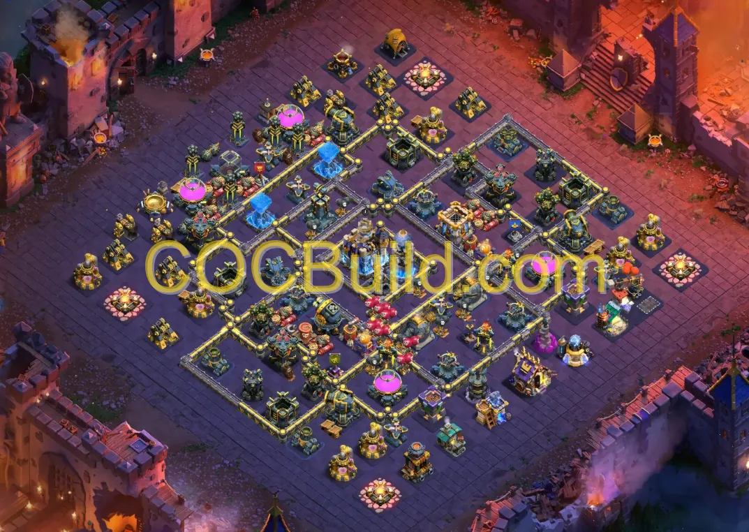 Town Hall Level 18 WAR / CWL Base