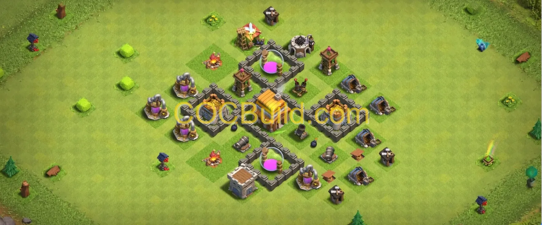 Town Hall Level 4 Hybrid Base