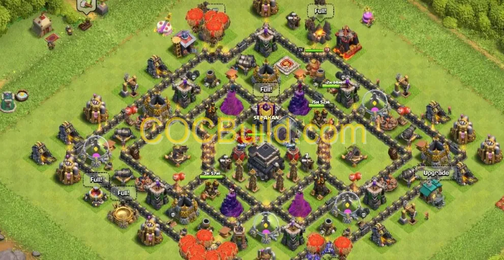 Town Hall Level 9 Hybrid Base