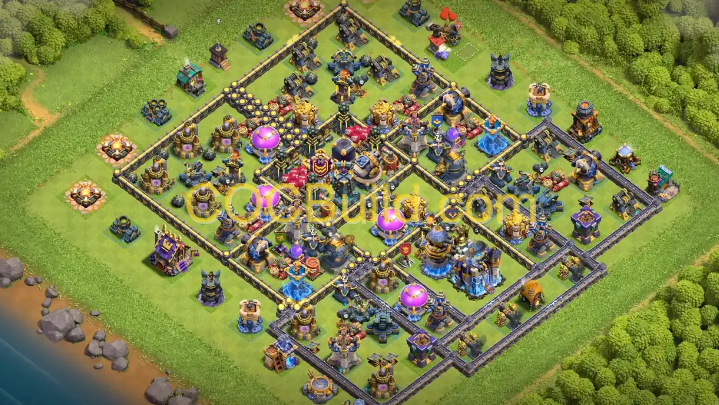 Town Hall Level 18 Anti 2 Star Base