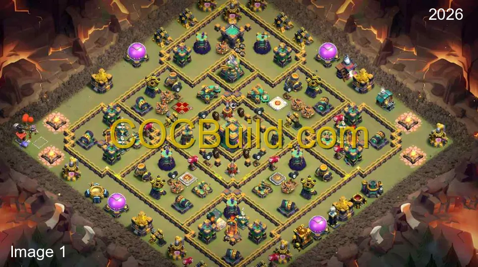 Town Hall Level 14 WAR / CWL Base
