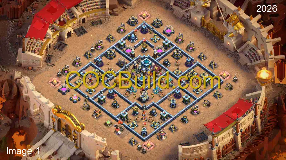 Town Hall Level 13 WAR / CWL Base