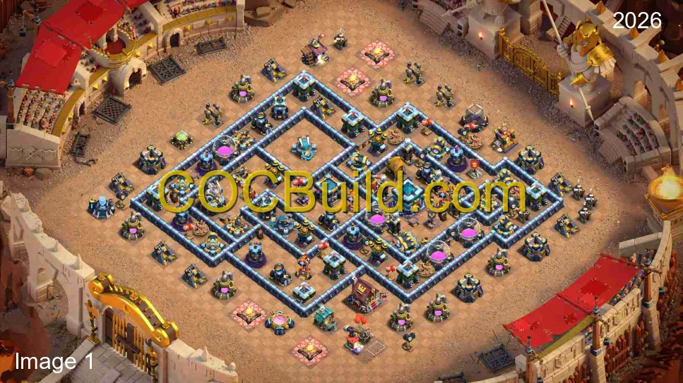 Town Hall Level 13 WAR / CWL Base