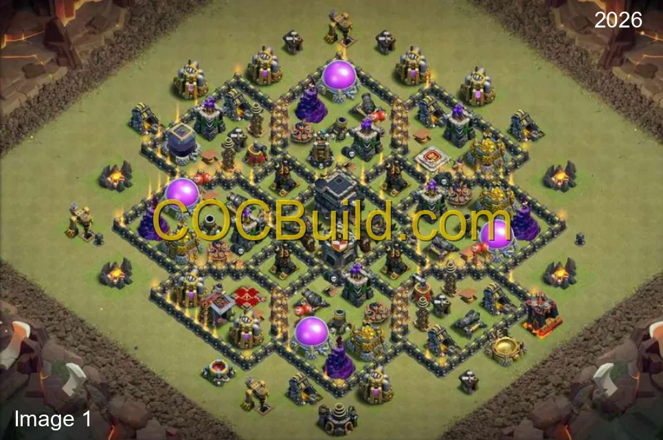 Town Hall Level 9 WAR / CWL Base