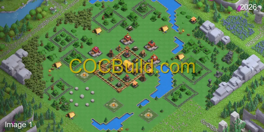 Clan Capital Level 2 Barbarian Camp 1 level Base